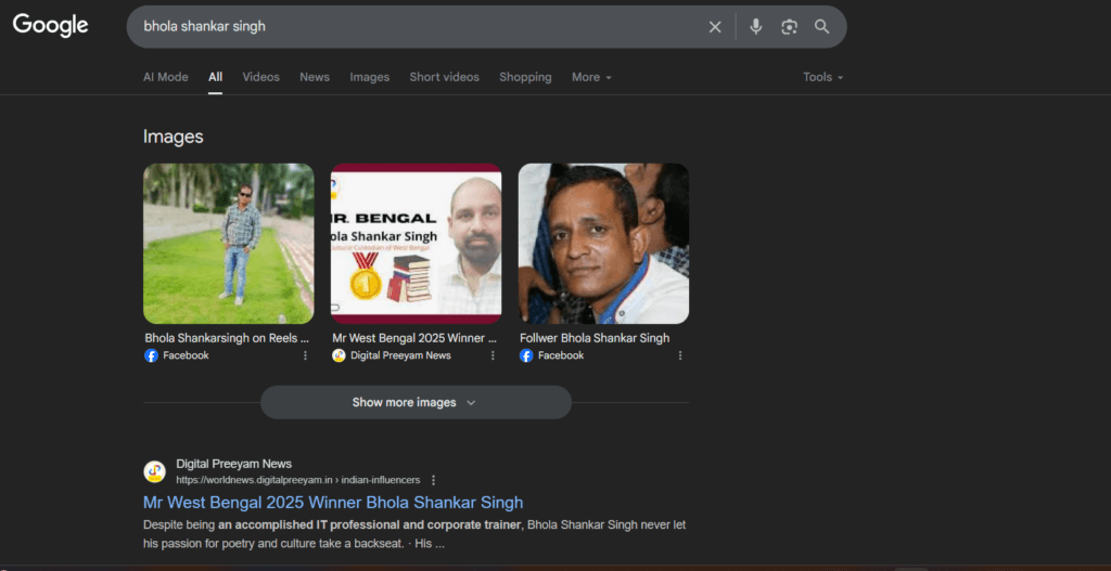 Bhola-Shankar-Singh-Article-Digital-Preeyam-News-Achievement
